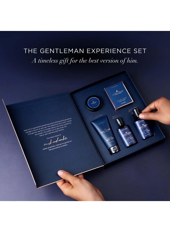 Kimirica Gift Set For Men's The Gentlemen Experience Set 5in1 Grooming kit for Mens,Boyfriend, Husband & Brother For Anniversary, Birthday & All Ocassions With Goodness of Niacinamide & Hylauronic Acid - Image 2