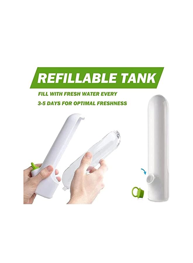 IAF Herb Keeper,U-HOOME Kitchen Fresh Herb Saver Keeper, Herb Storage Container for Cilantro, Mint, Parsley, Asparagus, Keeps Greens Fresh for 2-3 weeks - Image 4