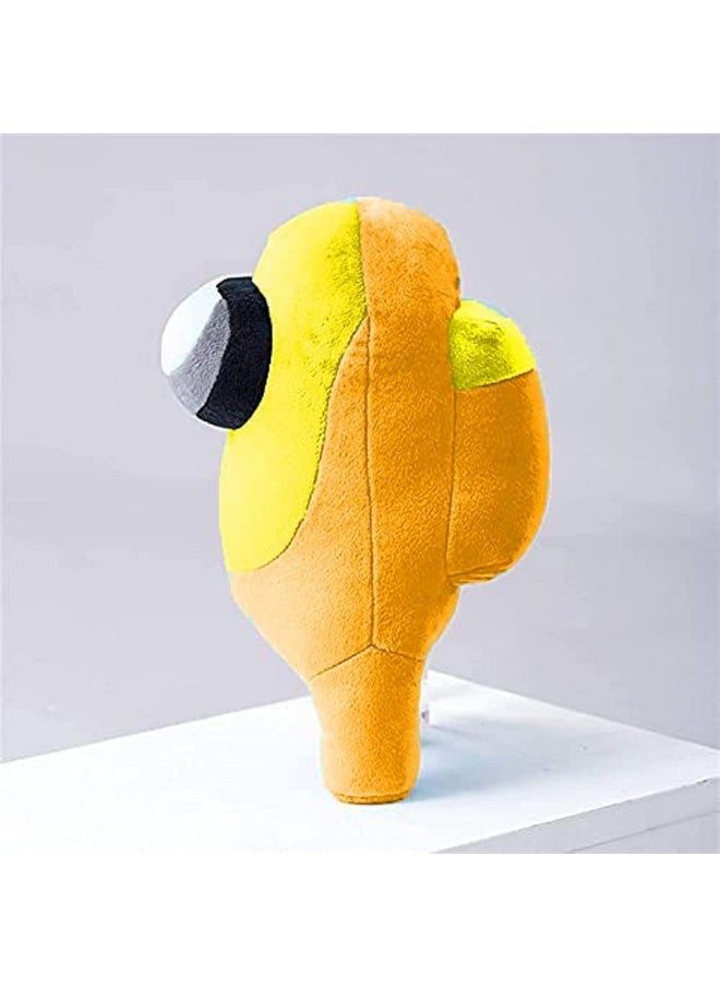 CLICK4DEAL CLICK4DEAL Soft Toys Among us Toys, Among us Toys Imposter, Among Us Plush Toy, Soft Toys for Babies, Girls/Boy, Birthday Gift for Girls & Boy, Birthday Gift Baby Toys (18 cm, Yellow and Orange)  - Image 2