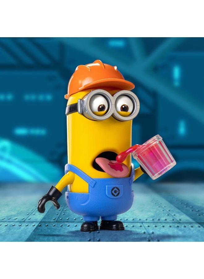 BLOKEES PreCool Minions Stuart Model Kit | Buildable Despicable Me Action Figure Playset | Jelly Factory Construction Toy with Accessories | STEM Educational Toy for Kids Ages 4+ - Image 2