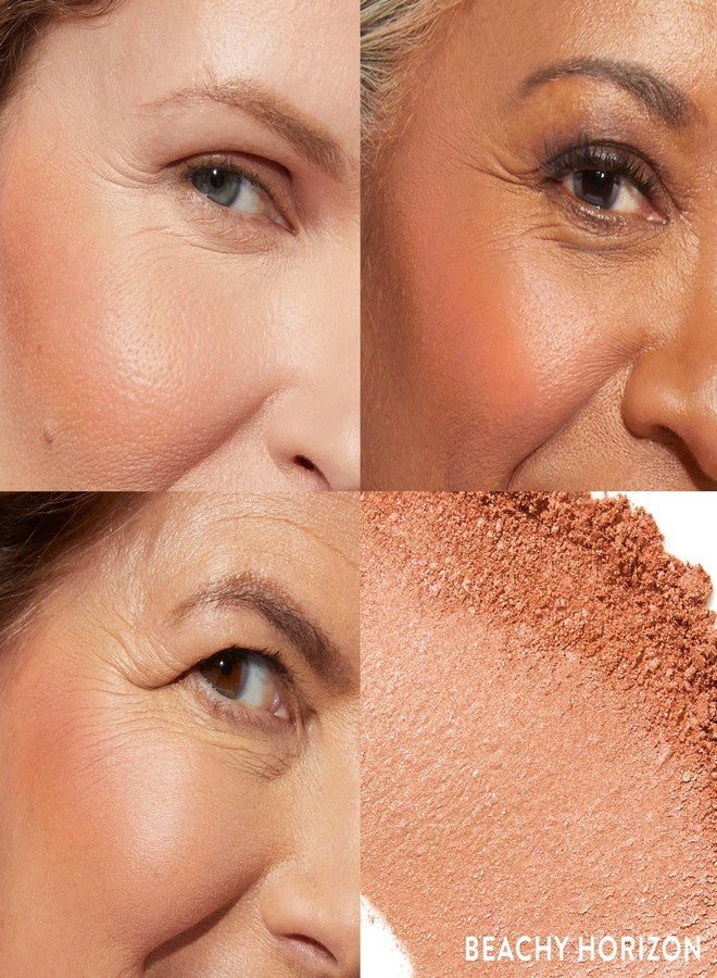 لوار جيلر نيويورك أحمر خدود رخامي مخبوز من لورا جيلر نيويورك - لون بيتشي هورايزون - لمسة نهائية طبيعية - Image 2