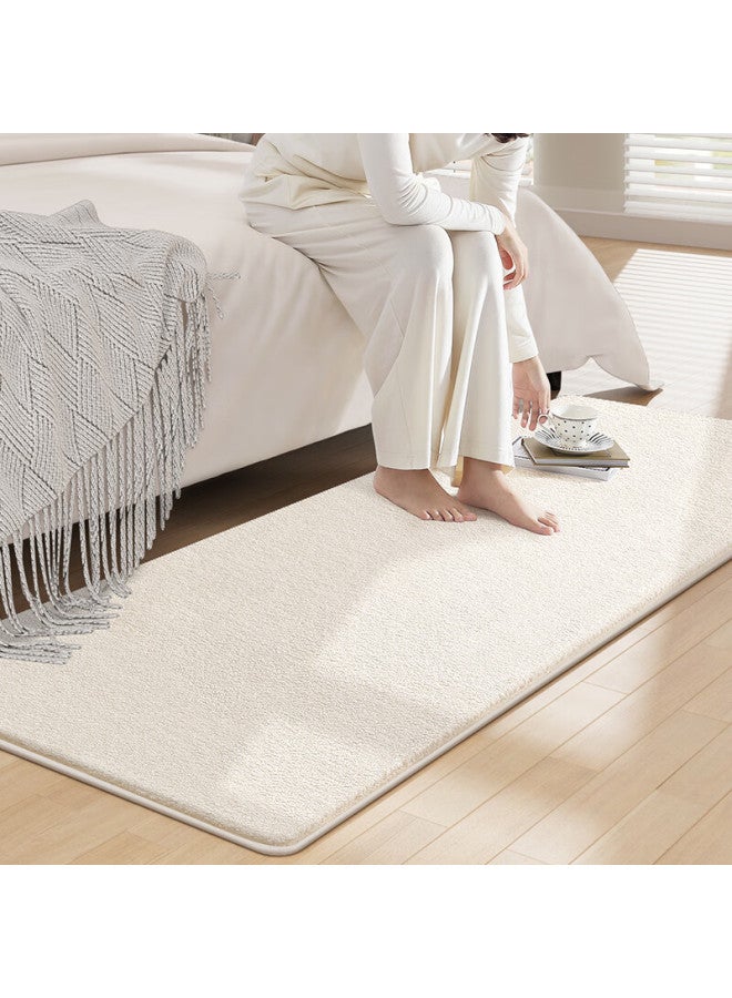 Dajiang Bedside Rug, Bedroom Plush Rug For Girls, Stuffed Floor Mat, 80x160cm - Image 1