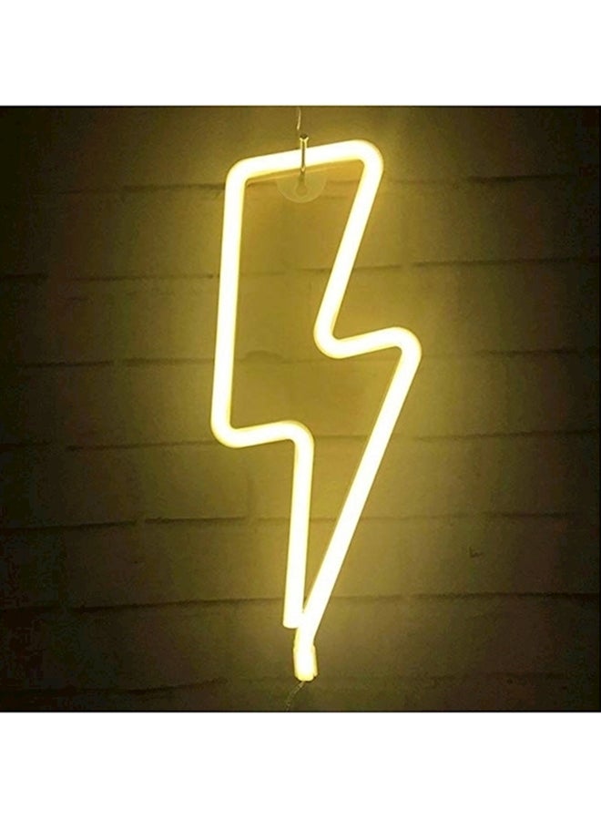 لافتة ديكور جدارية بتصميم شعار نينج بإضاءة نيون بمصباح LED أبيض دافئ - Image 1