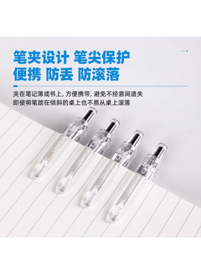 Deli S101 0.5mm Black Gel Pen – 12 Pack - Image 2