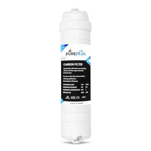 Pure Plus Pureplus Ro Water Filter Kit of Carbon and Sedement Filter, 80 GPD Membrane, Copper,Mineral, UF Membrarane Solid Filter Cartridge - Image 3