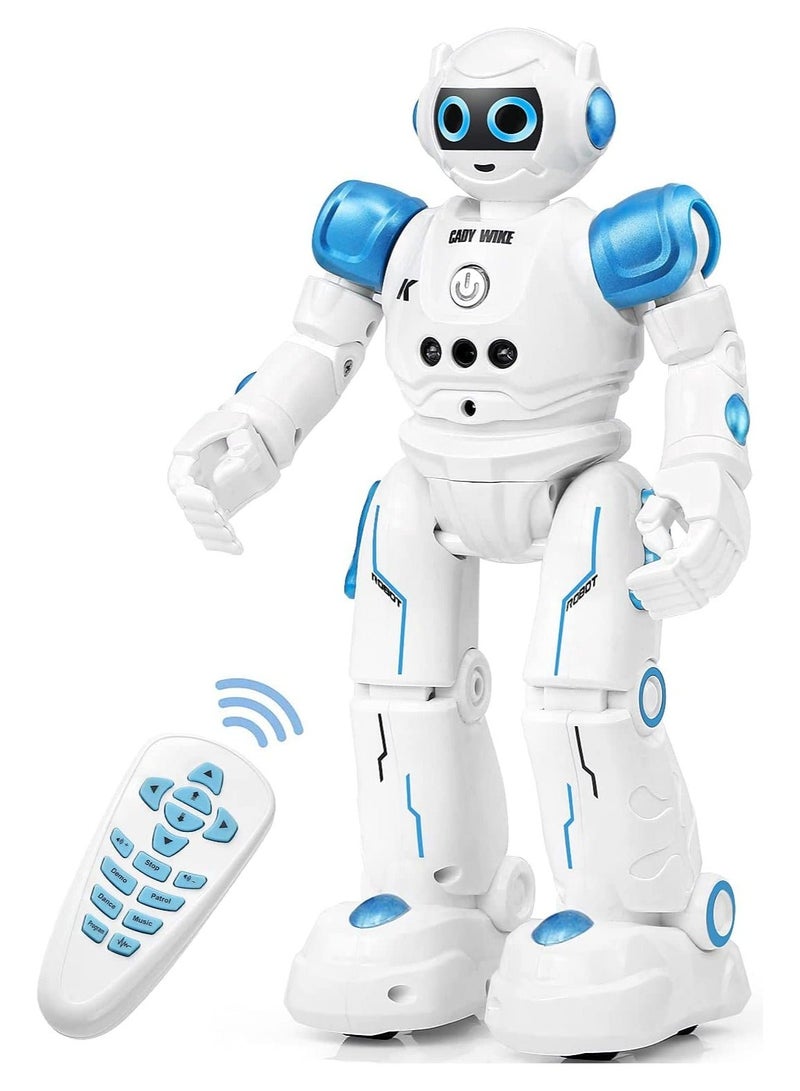 Remote Control Programmable Gesture Sensor Music Dance RC Toy for Kids,Robot Toys RC Robot for Kids Rechargeable Intelligent Programmable Robot with Infrared Controller,Remote Control Robots Gesture Sensing Robot,Interactive Walking Singing Dancing, Excellent Appearance Remote Controlled Programmable Gesture Sensor Robot Rc Toy - Image 1