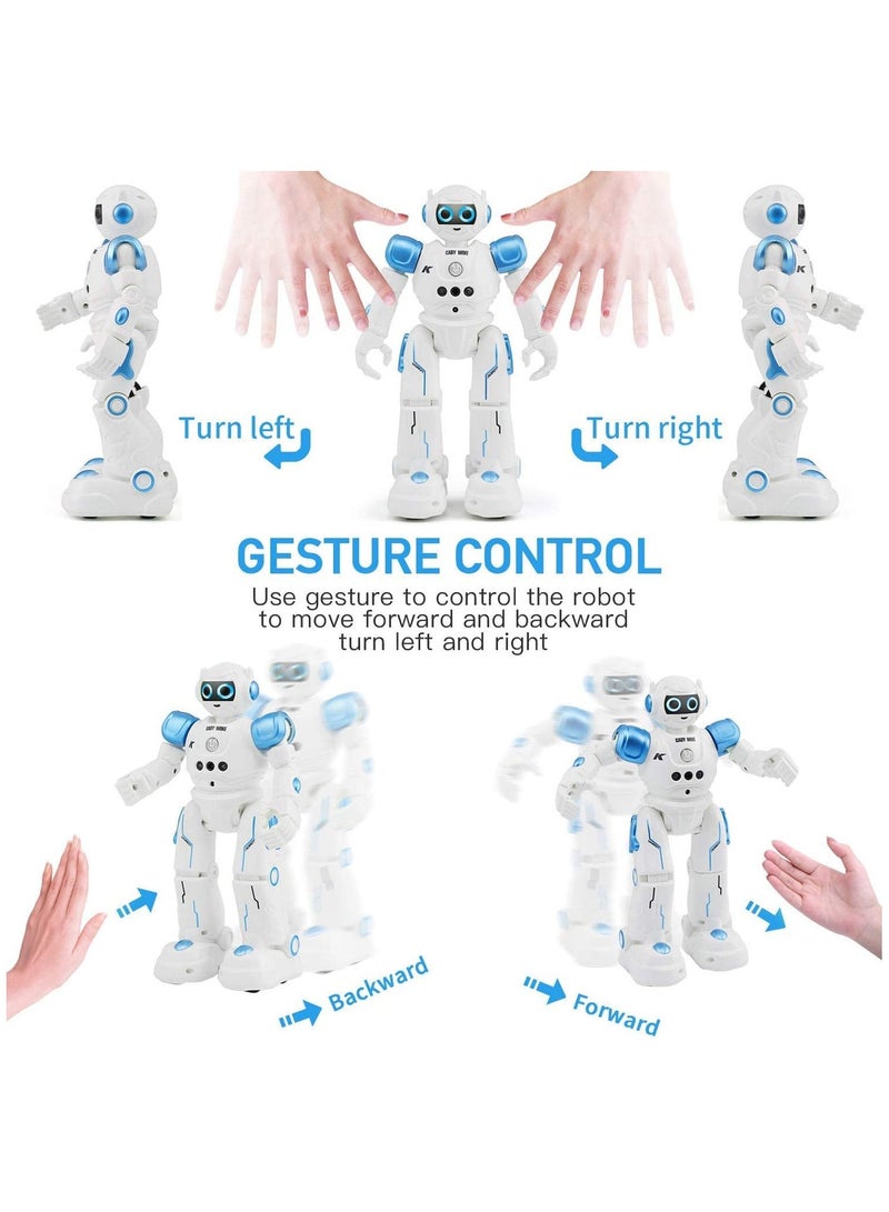 Remote Control Programmable Gesture Sensor Music Dance RC Toy for Kids,Robot Toys RC Robot for Kids Rechargeable Intelligent Programmable Robot with Infrared Controller,Remote Control Robots Gesture Sensing Robot,Interactive Walking Singing Dancing, Excellent Appearance Remote Controlled Programmable Gesture Sensor Robot Rc Toy - Image 3