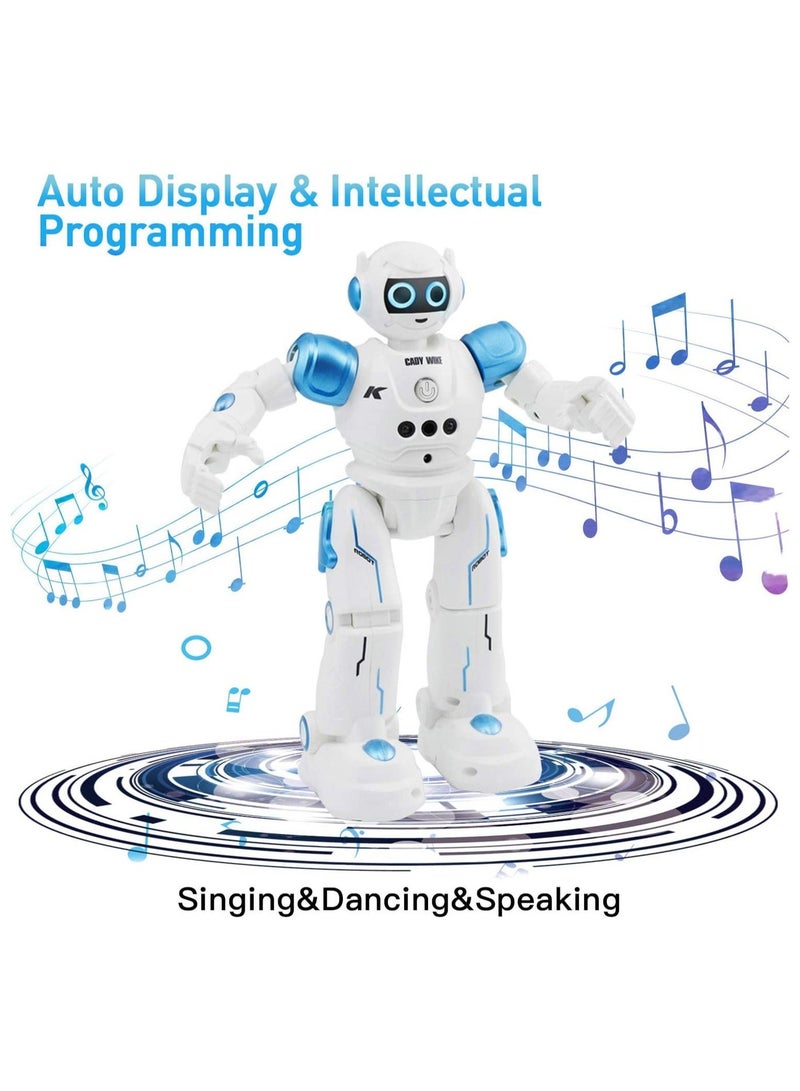 Remote Control Programmable Gesture Sensor Music Dance RC Toy for Kids,Robot Toys RC Robot for Kids Rechargeable Intelligent Programmable Robot with Infrared Controller,Remote Control Robots Gesture Sensing Robot,Interactive Walking Singing Dancing, Excellent Appearance Remote Controlled Programmable Gesture Sensor Robot Rc Toy - Image 5