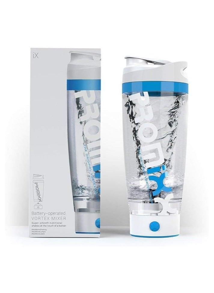Promixx Electric Protein Shaker Mix Anything Battery-Powered Vortex Mixer - Alpine White