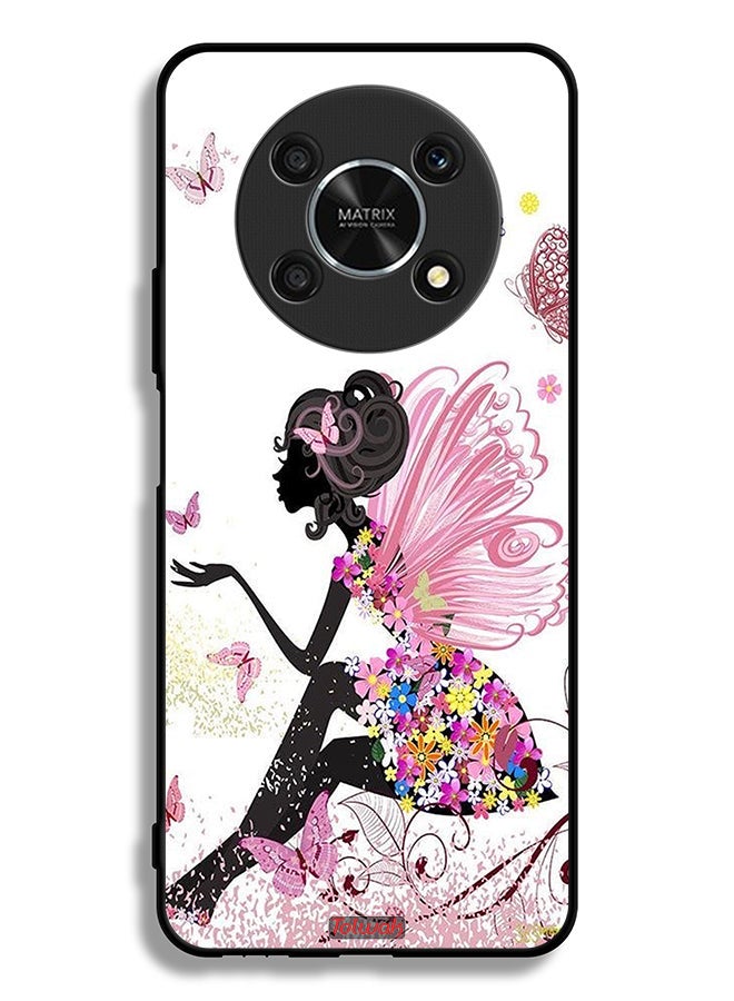 Tolwak Honor X30 5G Protective Case Cover Butterfly Girl Artwork - Image 2