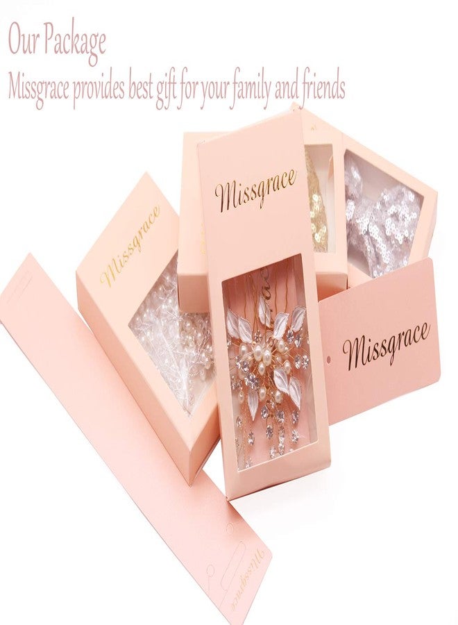 Missgrace 2PCS Exquisite Gold Bee Hairpin Side Clip Hair Accessories Bridal Hair Accessories - Image 2