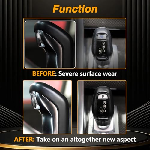 HIMARKLIF Gear Shift Lever Button Trim Cover，Gear Change Lid Release P Button Compatible with Land Rover Range Rover Sport 2014-2019 Replace# LR117072 LR086213 LR108936 LR099206 - Image 3