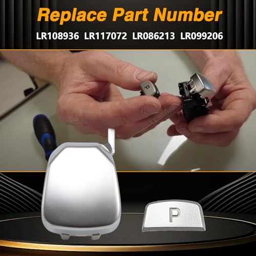 HIMARKLIF Gear Shift Lever Button Trim Cover，Gear Change Lid Release P Button Compatible with Land Rover Range Rover Sport 2014-2019 Replace# LR117072 LR086213 LR108936 LR099206 - Image 5