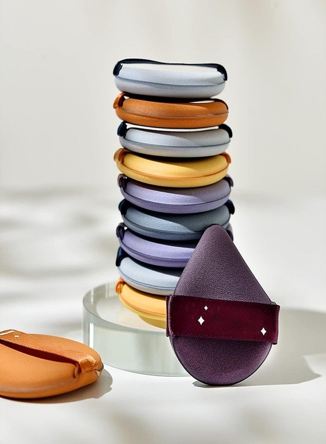 TWIREY Beauty Blender 5Pcs Makeup Sponges, Air Cushion Powder Puff Beauty Tools Women Professional Cosmetic Puff with Box Powder Sponge Dry & Wet Use (Multicolor) - Image 5