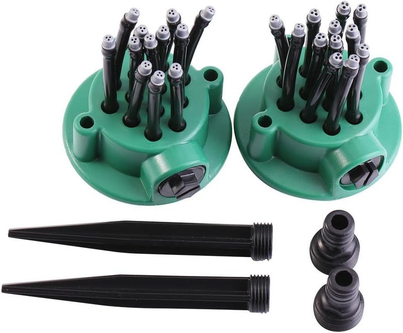 klarako Garden Sprinkler, 2Pcs Noodlehead Lawn Sprinkler Adjustable Water Spraying Irrigation System for Garden Patio Lawn Yard Grass - Image 5