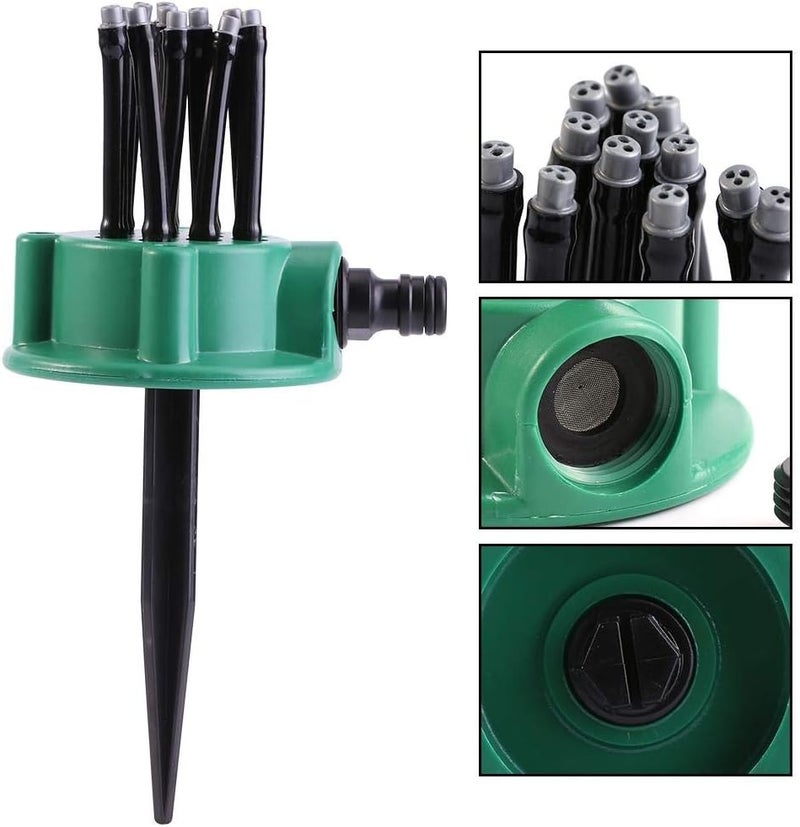 klarako Garden Sprinkler, 2Pcs Noodlehead Lawn Sprinkler Adjustable Water Spraying Irrigation System for Garden Patio Lawn Yard Grass - Image 3