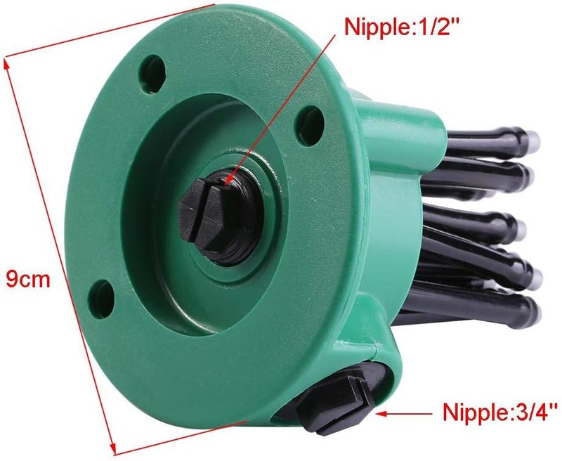 klarako Garden Sprinkler, 2Pcs Noodlehead Lawn Sprinkler Adjustable Water Spraying Irrigation System for Garden Patio Lawn Yard Grass - Image 4