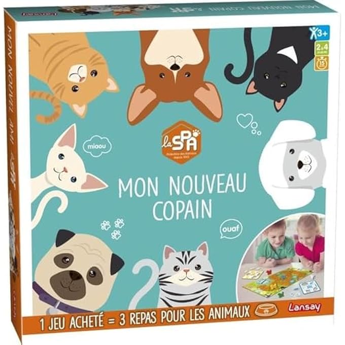 Lansay Spiele  Spa  My New Buddy  Board Game  From 3 Years - Image 1