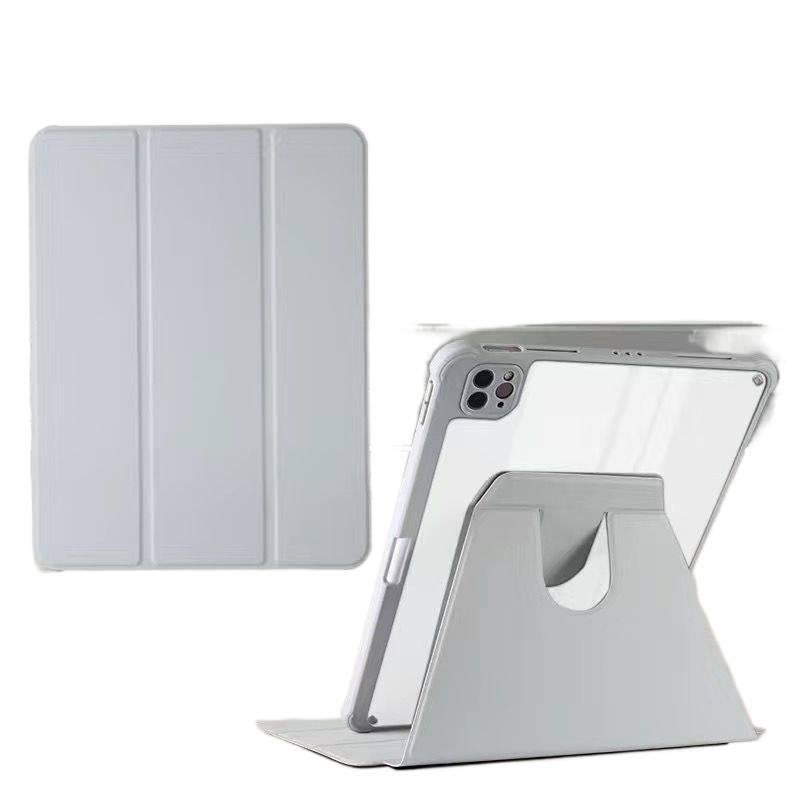 DGG حافظة آيباد دوارة متوافقة مع iPad 9.7 باللون Grey باللون الرمادي - Image 1