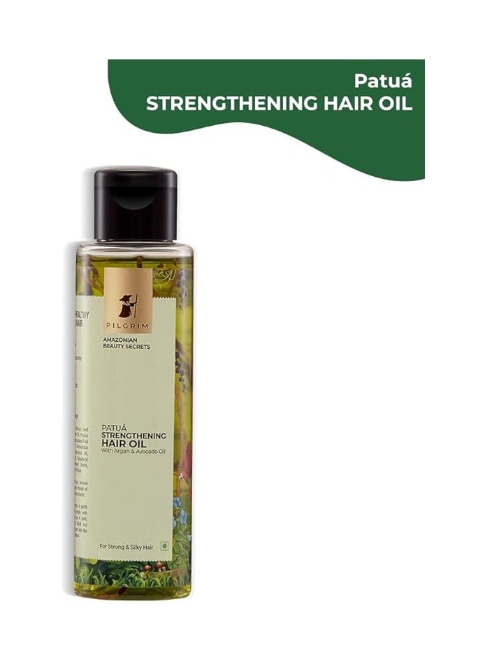 PILGRIM Strengthening Hair Oil With Argan And Avocado Oil For Strong And Silky Hair Lightweight Oil That Nourishes And Protects For Women And Men 115 Ml  - Image 2