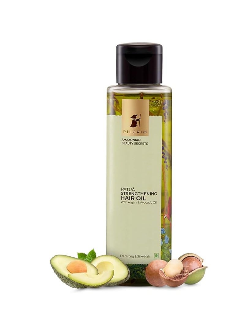PILGRIM Strengthening Hair Oil With Argan And Avocado Oil For Strong And Silky Hair Lightweight Oil That Nourishes And Protects For Women And Men 115 Ml  - Image 1