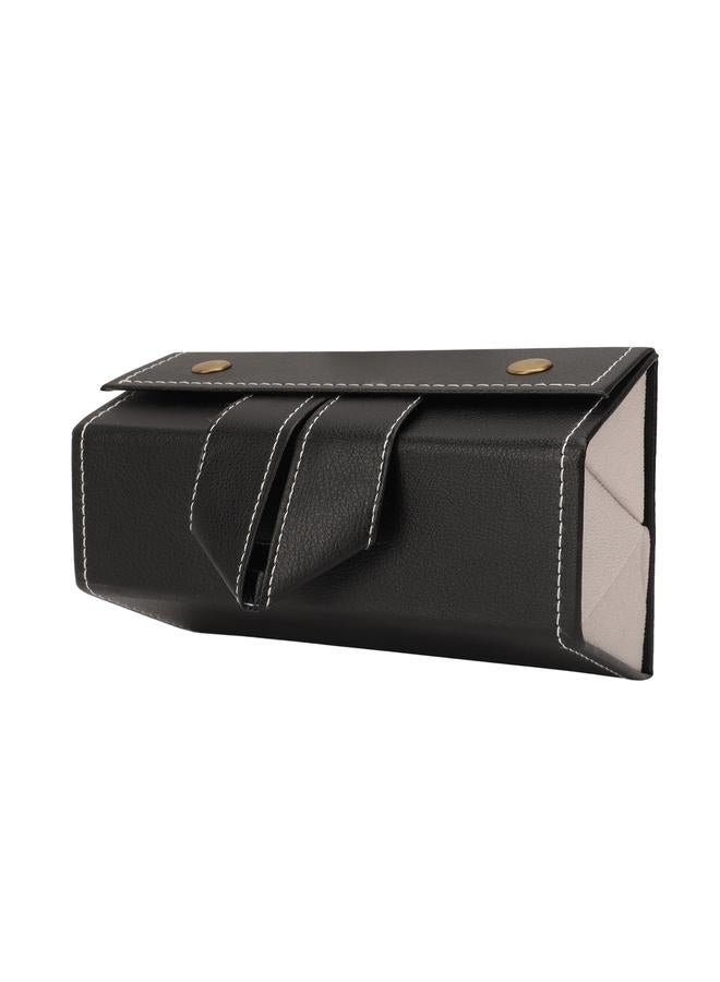 Foldable Glasses Case Handcrafted Portable Multi Slots Sunglasses Storage Organizer for Travel Home Type 3