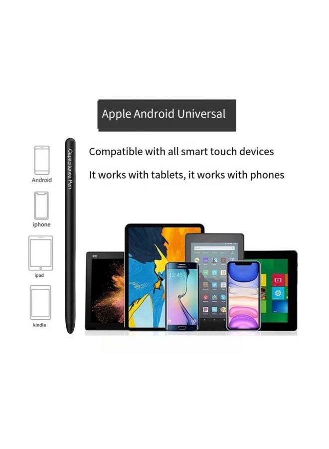 thexxa قلم ستايلس (بدون شحن) لجهاز سامسونج جالاكسي تاب A9/A9Plus/A8/A8plus/A7/A7lite/ipad/Microsoft Surface/لينوفو/AMZ Fire HD/طاولة الأطفال/ديل/HP جميع الأجهزة التي تعمل باللمس قلم عالمي (رمادي) - Image 2