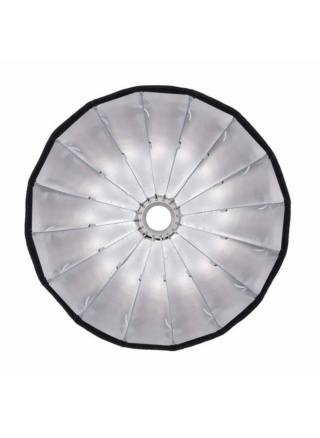 FOMITO - Godox Quick Release Parabolic Softbox QR-P70 27.5 inch / 70cm with Honeycomb Grid and Bowens Mount for Godox SL-60W VL150 VL300 UL150 SL150WII SZ150R - Image 1