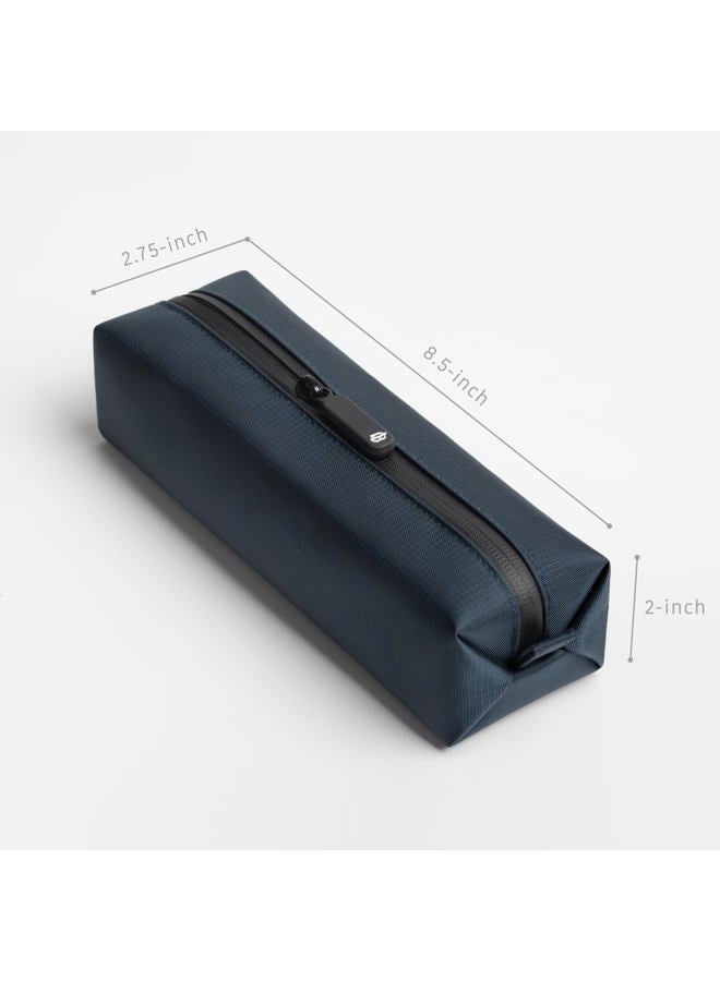 Comfyable Small Toiletry Bag for Men, Slim Mini Toothbrush Bag, Dopp Kit Bag, Blue, Small, Soft - Image 2