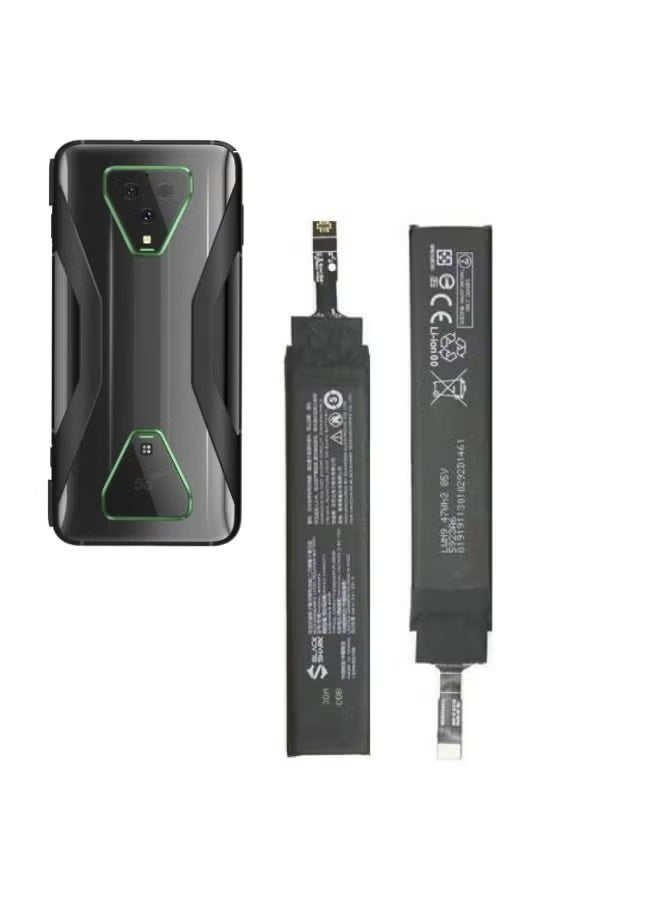 هايكس بطارية بديلة عالية الجودة أصلية لهاتف Xiaomi Shark 3 Pro، خلية ليثيوم أيون ممتازة، طاقة تدوم طويلاً، شحن سريع - Image 1