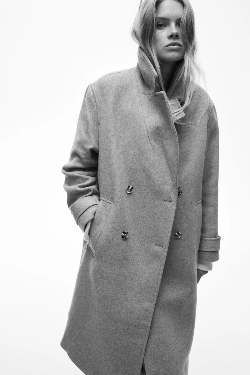 H&M Double-breasted coat