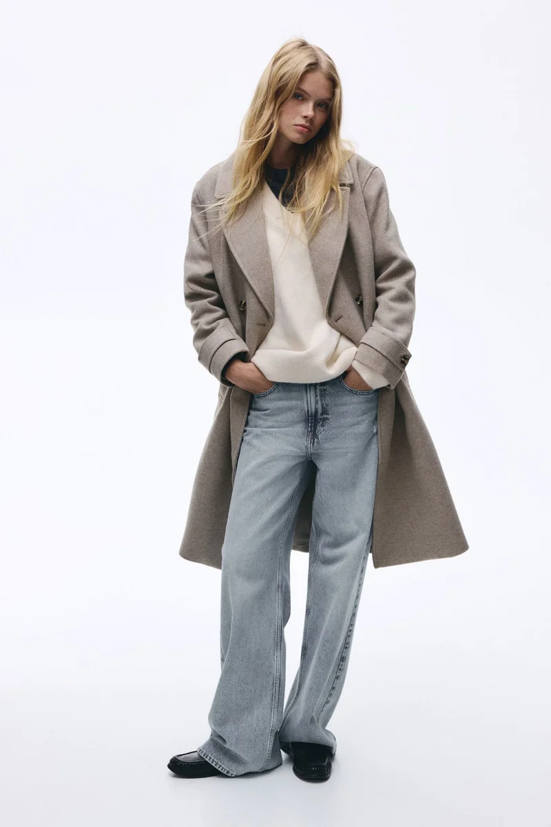 H&M Double-breasted coat