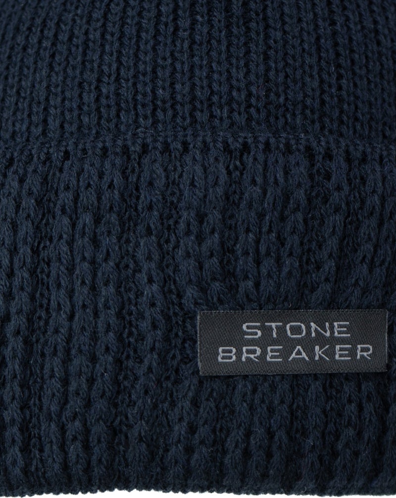 Ottoland Men's Winter Thick Beanie Cotton Folded Stone Model Keeps Warm Flexible Windproof  - Image 4