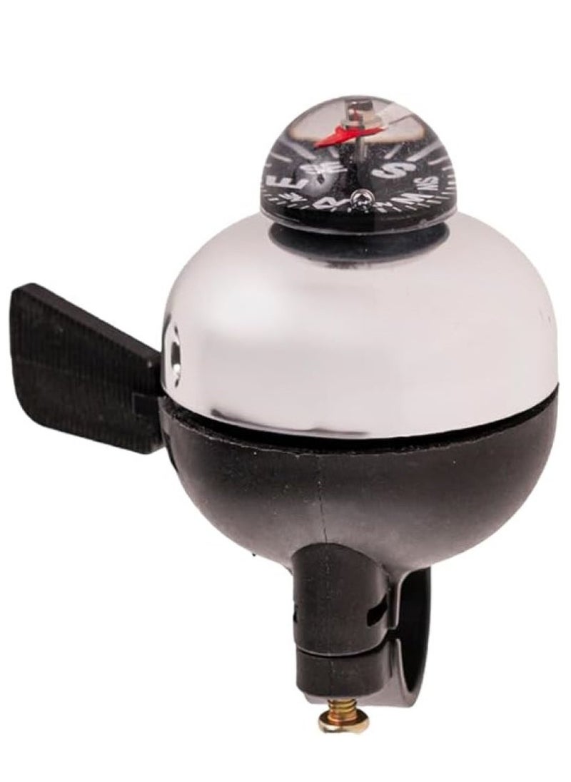 ENDLESS  EL1057 Classic Bicycle Bell for Ring | Material : Aluminium Alloy | This Bell with Loud Sound can be Used for Road Mountain Bike Handlebars | This Bell has Compass for Direction  - Image 1
