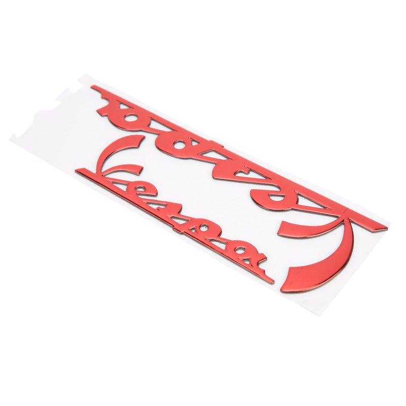 VESPA Motorcycle Sticker 3D Red Emblem Decal - Flexible Plastic Durable Vespa GTS300 LX125 LX150 Decoration for Motorcycle Upgrade - Image 5