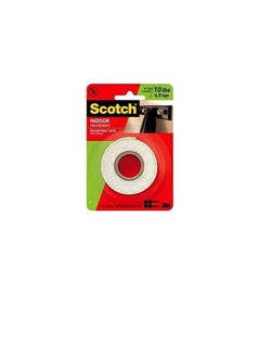 3M 3M 144 Scotch Indoor Mounting Tape White 25.4mm x 1.27m  - Image 1
