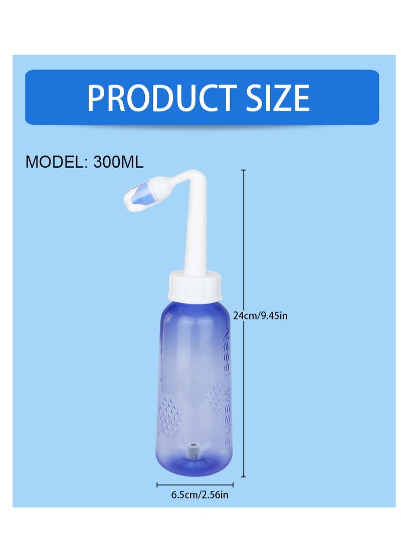 RedMapleTEK - 40 Packs of Nasal Wash Salts Nasal Rinse Bottle Automatic Valve - Image 1