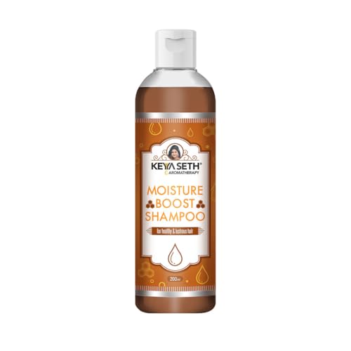 KEYA SETH AROMATHERAPY, DEVICE OF DROP Keya Seth Aromatherapy, Moisture Boost Shampoo for Dry Dull Frizzy Hair- Makes Hair Shine, Soft, Smooth & Silky with Honey, Milk Protein, Pro -Vitamin B5 for Men & Women. (200ML) - Image 1