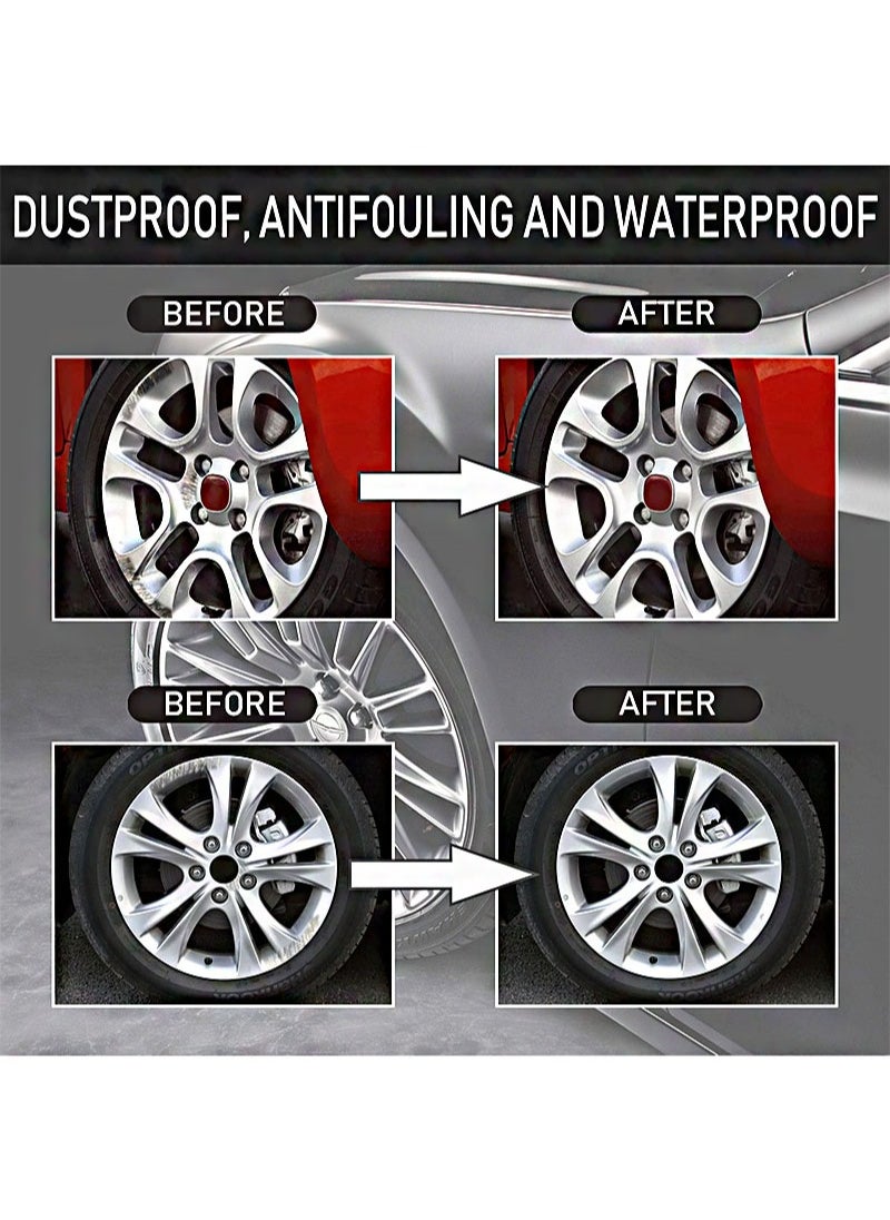 RAYHONG - Alloy Wheel Repair Kit Wheel Scratch Repair Kit Alloy Rim Scratch Repair Kit, Wheel Repair Adhesive Kit Quick Repair Rim Universal Silver - Image 1