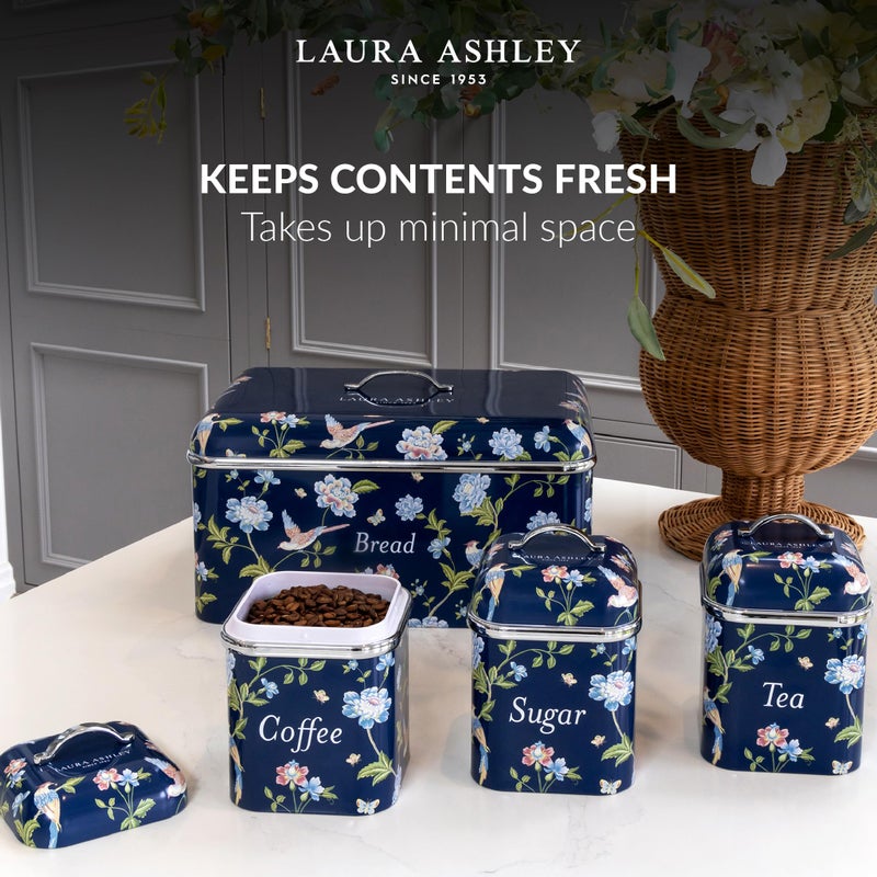 Laura Ashley VQ 3pc Canister Set - Elveden Navy - Image 3
