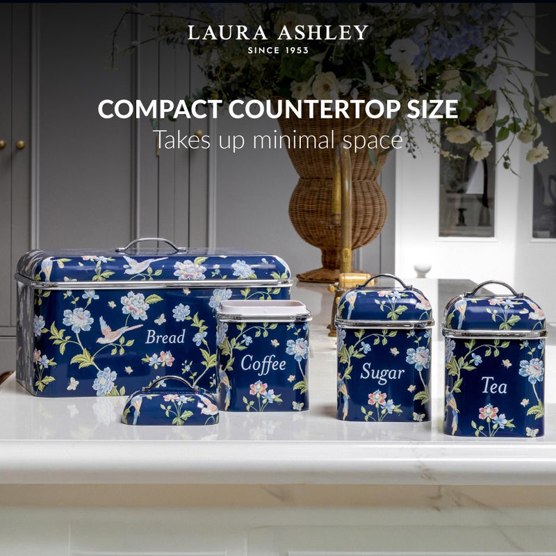 Laura Ashley VQ 3pc Canister Set - Elveden Navy - Image 2