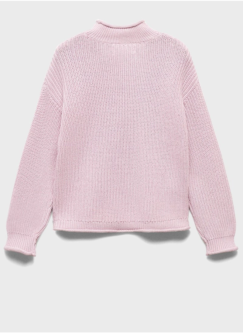 MANGO - Kids Essential Sweater - Image 1
