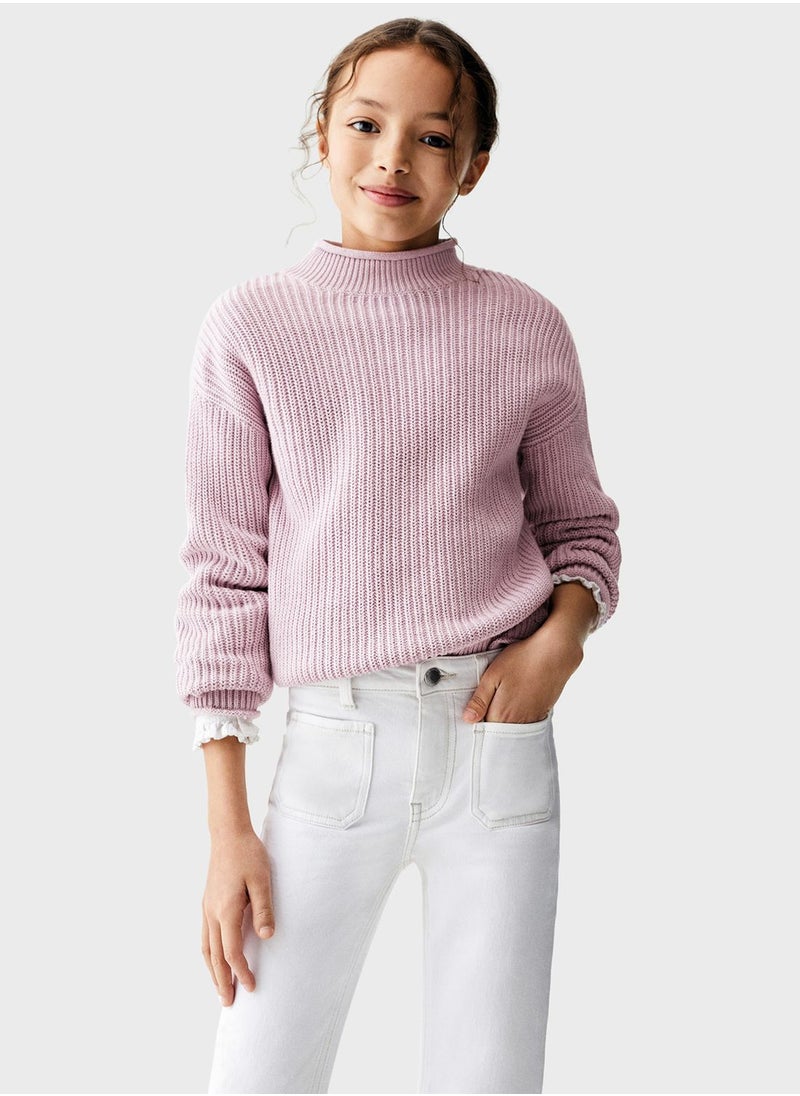 MANGO - Kids Essential Sweater - Image 1