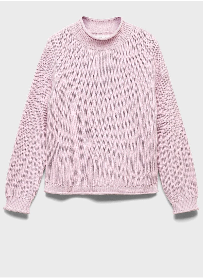 MANGO - Kids Essential Sweater - Image 1