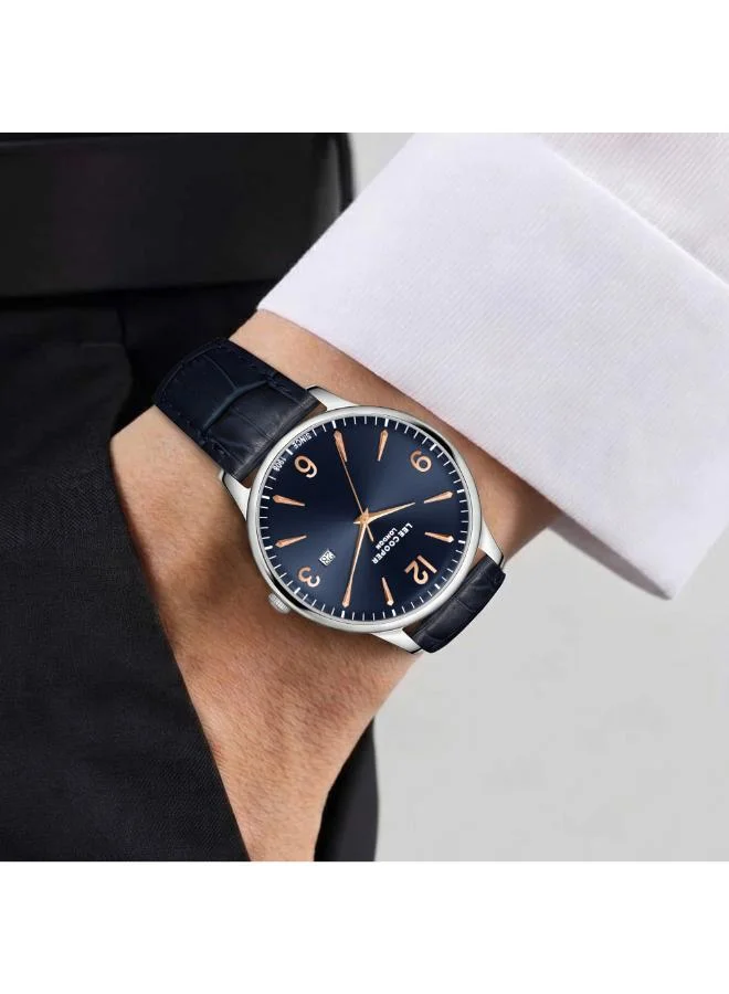 Lee Cooper  Men's Leather 3H Watch LC08379.399 - 40 mm for Men | Best Price UAE