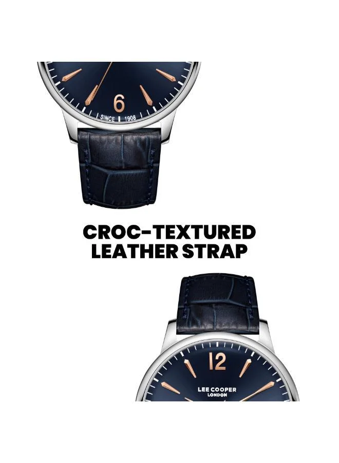 Lee Cooper  Men's Leather 3H Watch LC08379.399 - 40 mm for Men | Best Price UAE