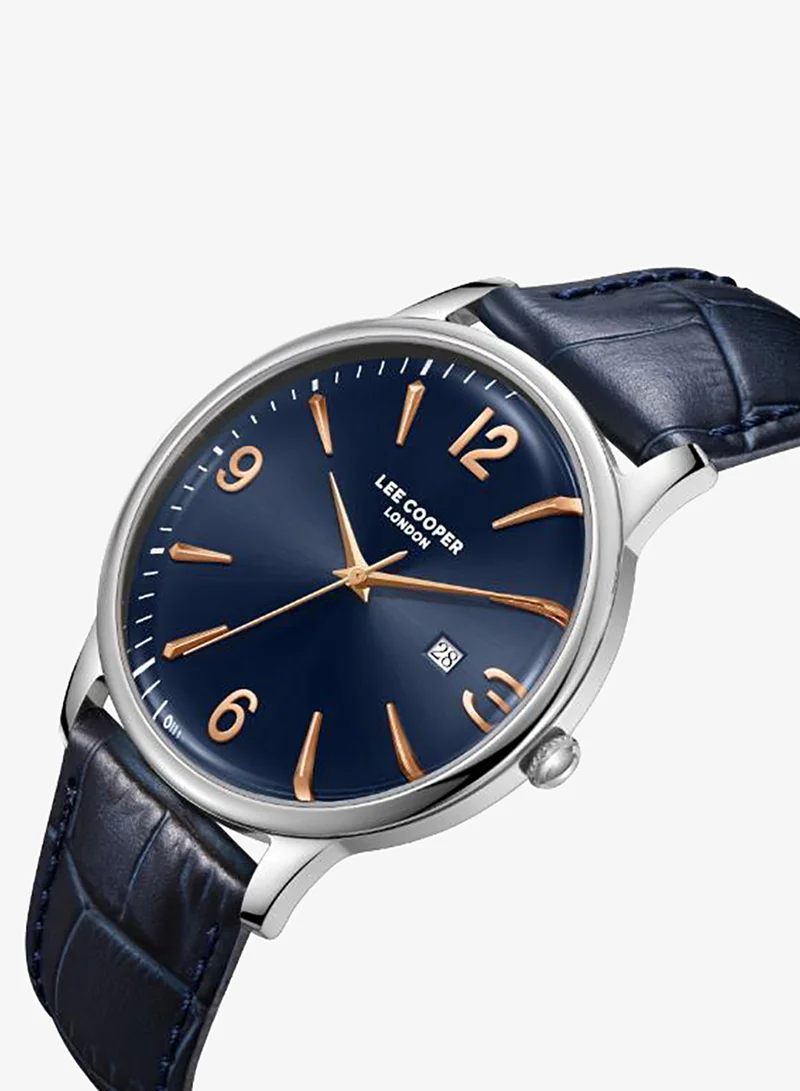 Lee Cooper Men's Leather 3H Watch LC08379.399 - 40 mm
