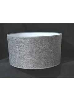 Moda35. Gray Floor Lamp Head Cylinder Fabric Diameter 30 cm LB825 