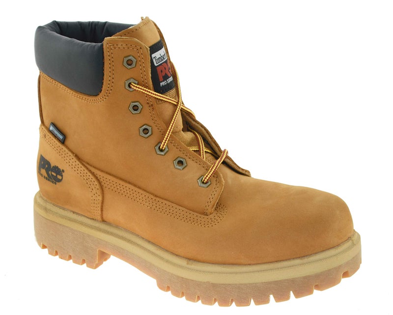 Timberland PRO Men's Direct Attach 6 Inch Soft Toe Insulated Waterproof Industrial Work Boot, Wheat Nubuck, 10.5 M - Image 2