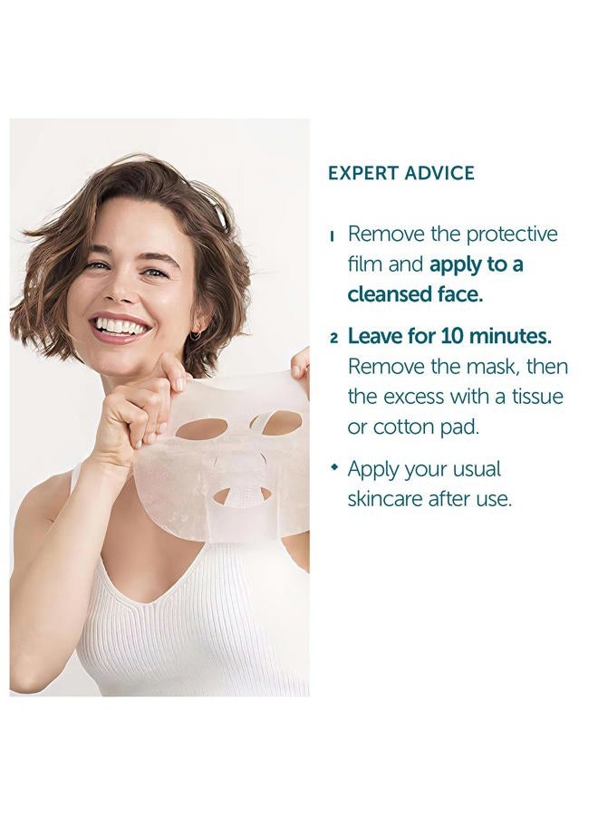 THALGO Marine Skincare, Flash Lift Shot Mask, Marine Silicon and Seaweed Sugar Face Mask, 1 Mask, 20ml, 0.68 fl. oz. - Image 3